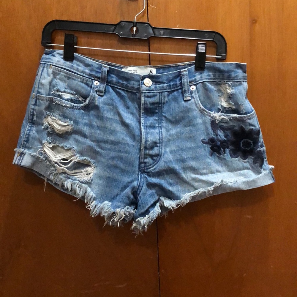 High waisted jean short!